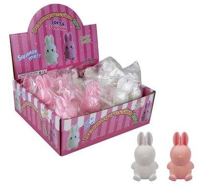 EASTER NOVELTY SQUISHY BUNNY ASSORTED