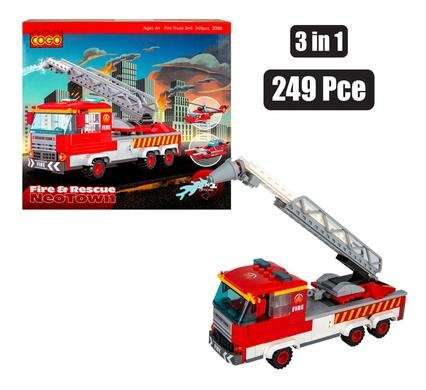 BUILDING BLOCKS COGO FIRE 3IN1 249PCS