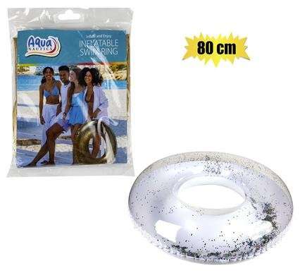 AQUANAUTICS SWIM RING GLITTER 2TONE 80cm