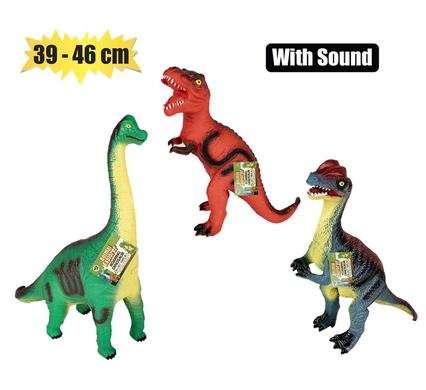 ANIMALS DINOSAUR W/SOUND 34-36cm