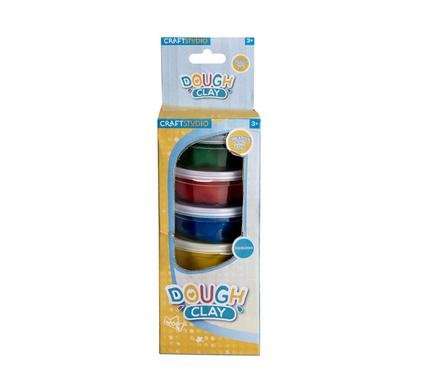 EDU PLAY DOUGH 55g 6 Piece TUB AND ACCESSORY