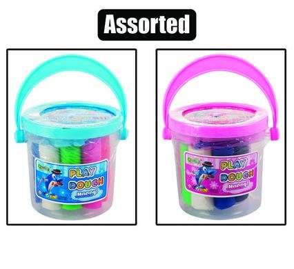 Edu play dough in bucket assorted