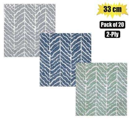 SERVIETTES 2PLY 33cm 20 Piece ARROWS