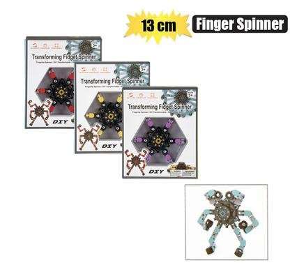 NOVELTY FINGERTIP SPINNER ASSORTED 13cm DIA