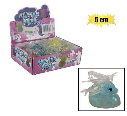 NOVELTY SQUEEZE DUCK 5cm ASSORTED