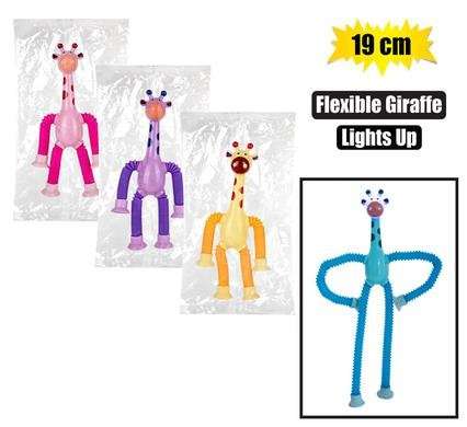 Novelty Sensory Flexible Giraffe, 19cm