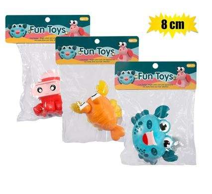 Novelty press release animals 8cm assorted