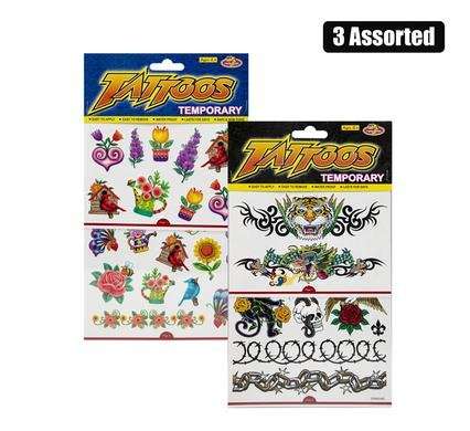 Temporary Tattoo Sheets