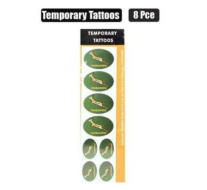 Springbok Rwc Tattoo Set, 8-piece