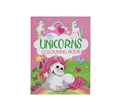 BOOK COLOURING UNICORNS