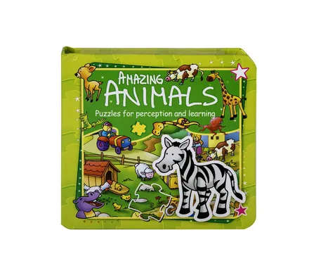 BOOK READER AMAZING ANIMALS PUZZLE
