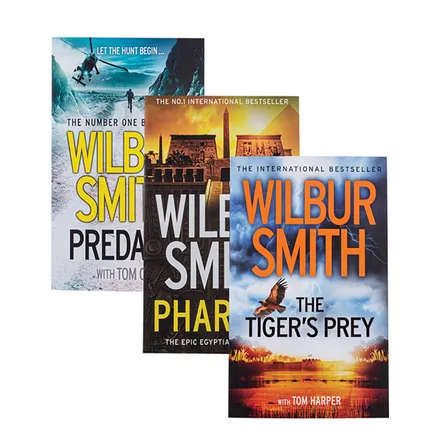 BOOK NOVEL A-FORMAT WILBUR SMITH ASSTD