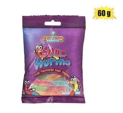 Gordon Sweets Sour Worms 60g