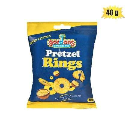 SNACK GS PRETZEL RINGS HONEY&MUSTARD 40g