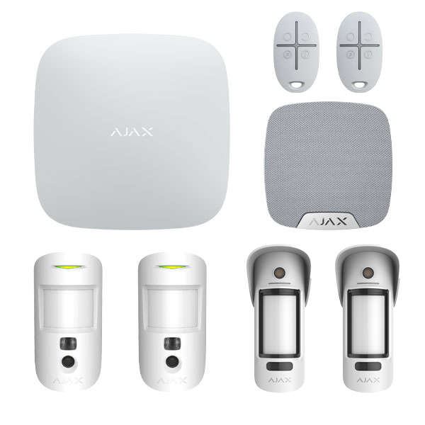 Kit# 16. Ajax Hub 2 Plus Indoor & Outdoor Alarm