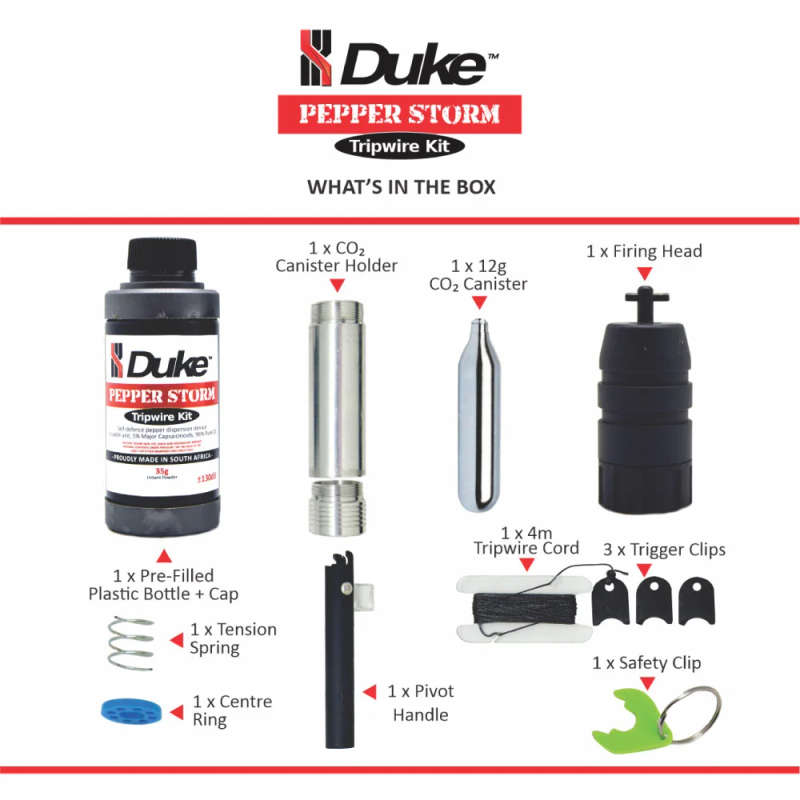 Duke Pepper Grenade Tripwire Kit