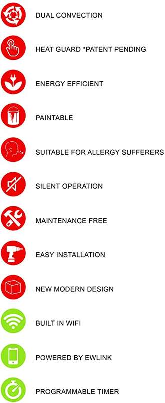 **BARGAIN BUY**DEMO AMAZE DUAL SMART WALL PANEL HEATER - USES WIFI -WORTH R1500- GRAB IT@ JUST R499!