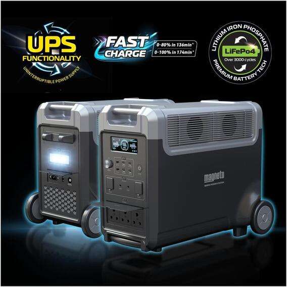 Magneto Portable Power Station 3600W  Reliable Power Anytime, Anywhere!