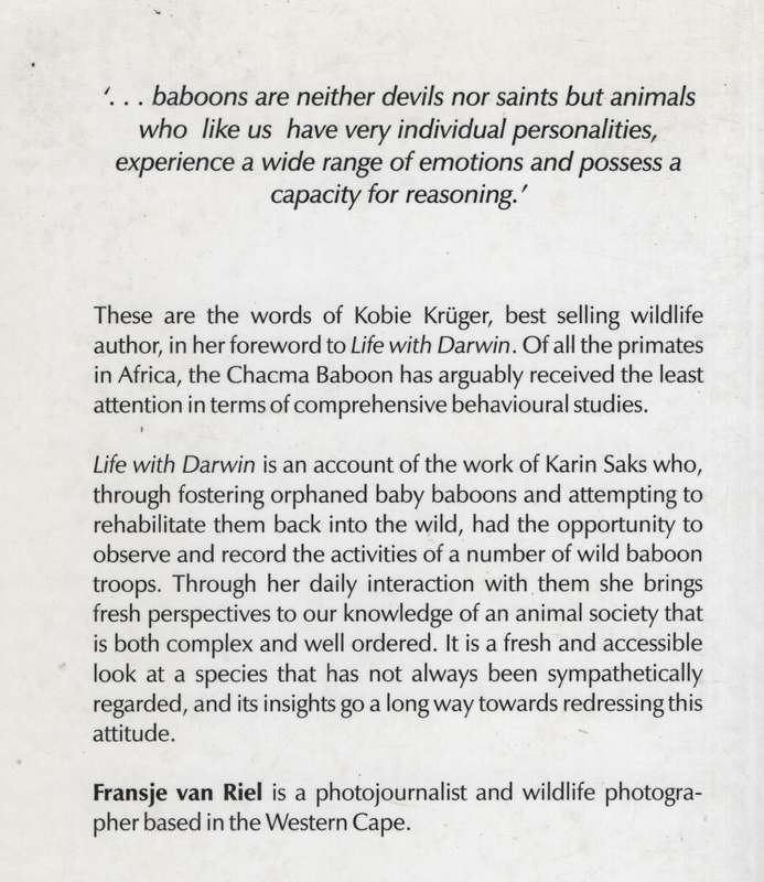 Life with Darwin and other Baboons - Van Riel, Fransje