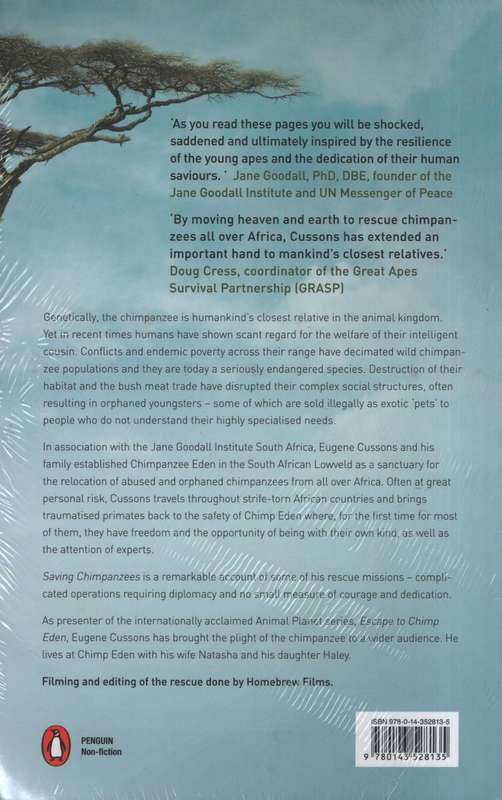 Saving Chimpanzees: A Man on a Rescue Mission - Cussons, Eugene