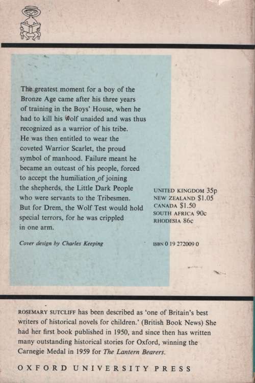 Warrior Scarlet SECONDHAND - Rosemary Sutcliff
