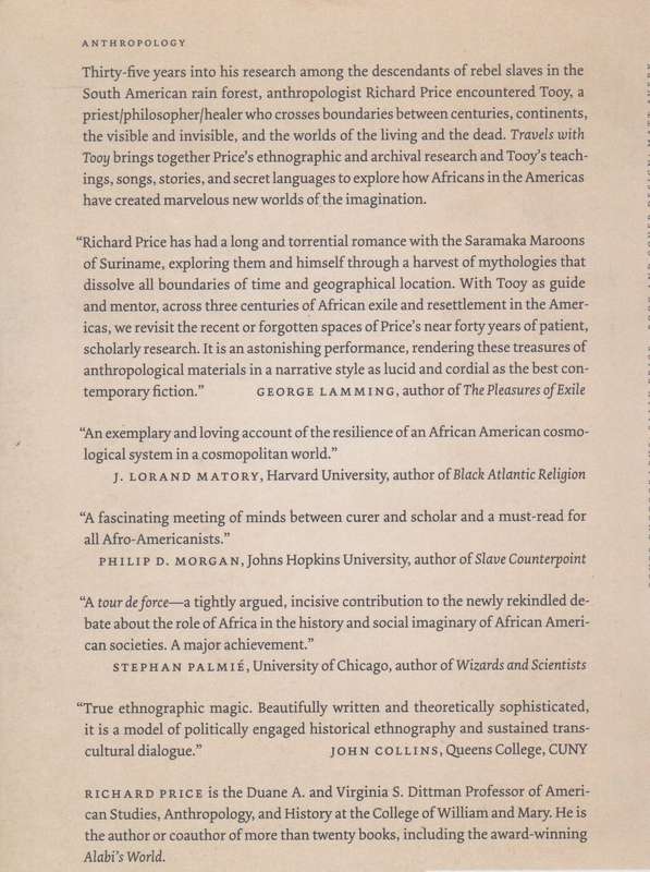 Travels with Tooy: History, Memory, and the African American Imagina - Price, Richard