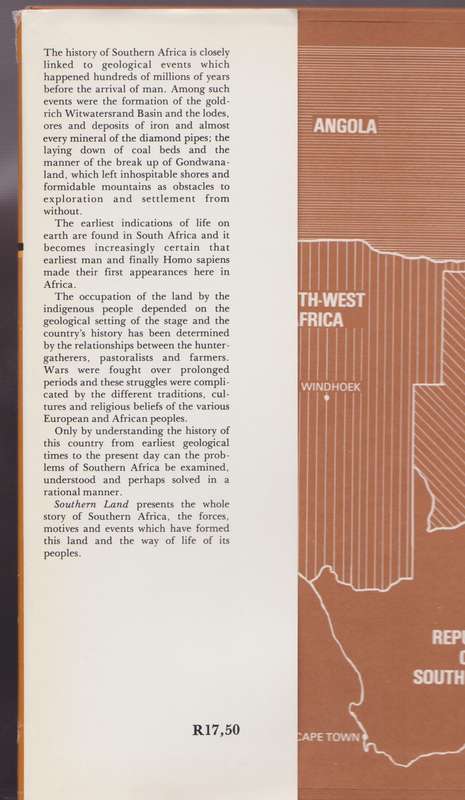 Southern Land: The Prehistory and History of Southern Africa - Willcox, A. R.