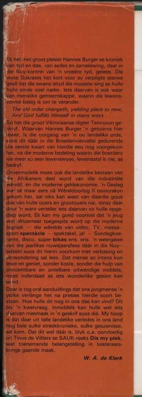 Sage van die Nuy-Vallei - Burger, J. S.