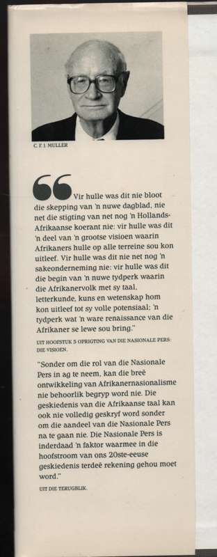 Sonop in die Suide: Geboorte en Groei van die Nasionale Pers, 1915-1 - Muller, C. F. J.