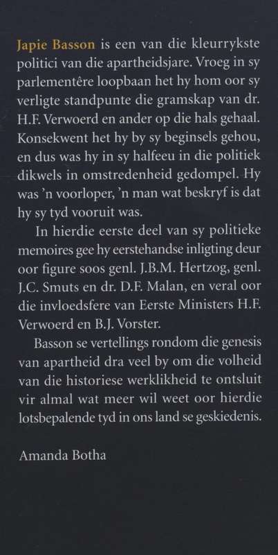 Raam en Rigting in die Politiek en die Storie van Apartheid - Basson, Japie