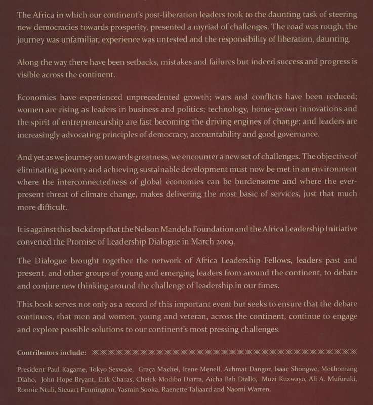 The Promise of Leadership - Mtongana, Lindy (ed); Pennin