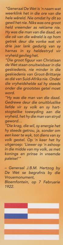 Generaal de Wet in die Vredefortkoepel - d'Assonville, V. E.