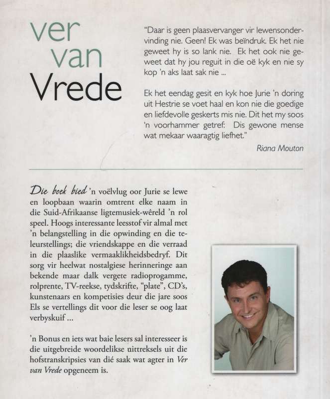 Ver Van Vrede - My Volle Verhaal - Els, Jurie