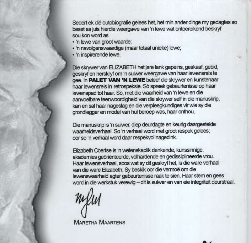 Elizabeth: Palet van 'n Lewe - Coertse, Elizabeth