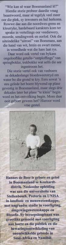 n Storie Oor Boesmanland - De Beer, Hannes