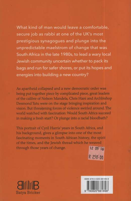 Chief Rabbi Cyril Harris - Harris, Cyril; Sifrin, Geoff