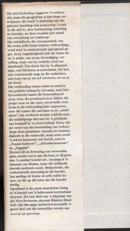 Enkelvlug - Aucamp, Hennie