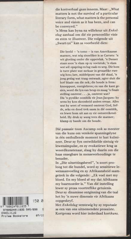 Enkelvlug - Aucamp, Hennie