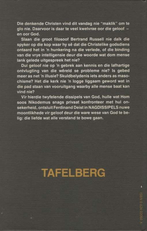 NAGDISSIPELS TWEEDEHANDS SECONDHAND - DEIST,F