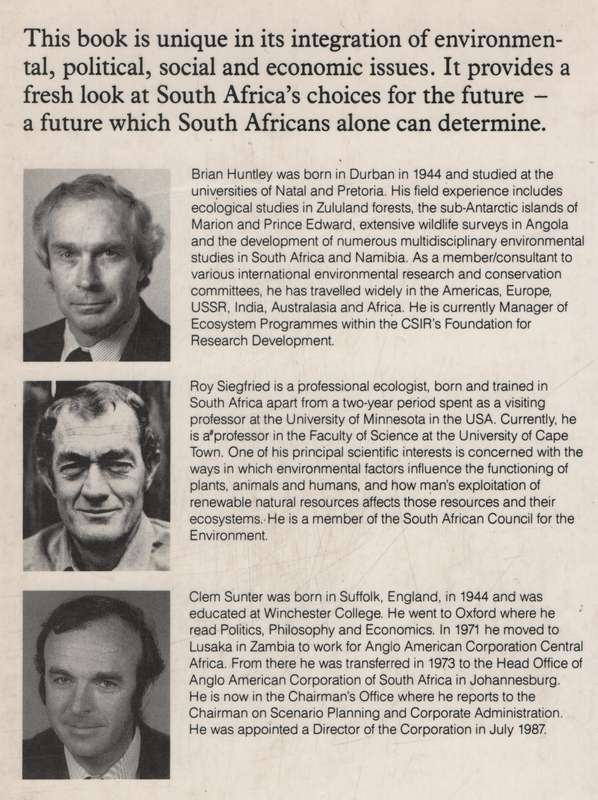 South African Environments into the 21st Century - Huntley, Brian; Siegfried, R