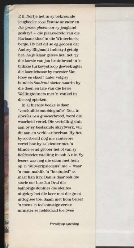 Korsies van Growwebrood - Nortje, P. H.