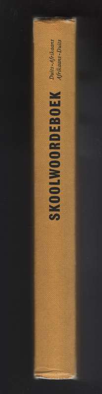 Skoolwoordeboek. Duits-Afrikaans, Afrikaans-Duits - Rode, Otfried; Rode, M.; Sch
