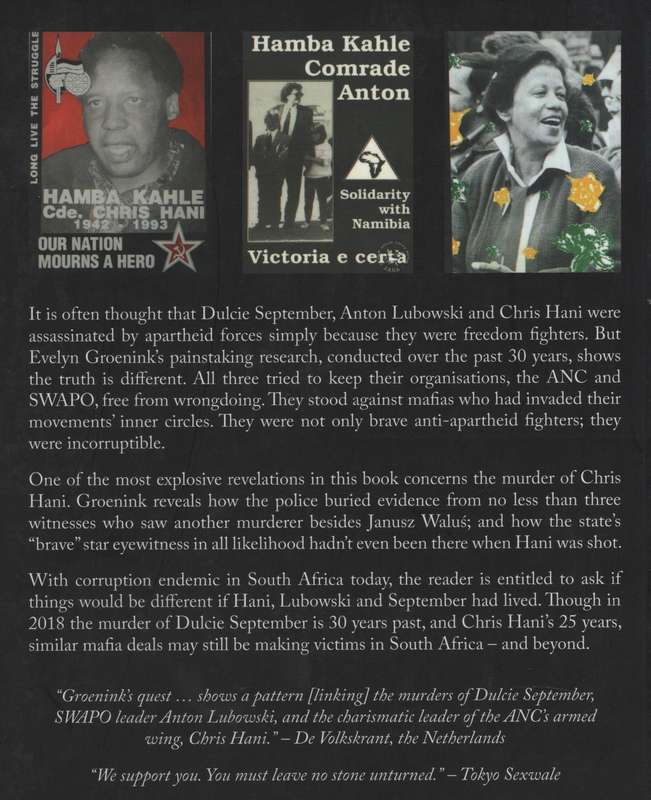 Incorruptible: The Story of the Murders of Dulcie September, Anton L - Groenink, Evelyn