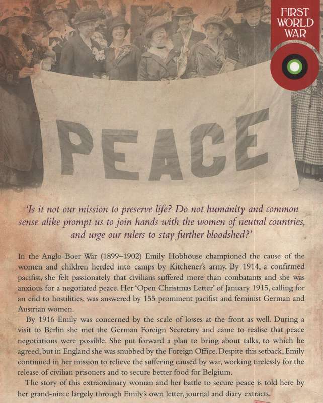 Agent of Peace: Emily Hobhouse and Her Courageous Attempt to End the - Balme, Jennifer Hobhouse