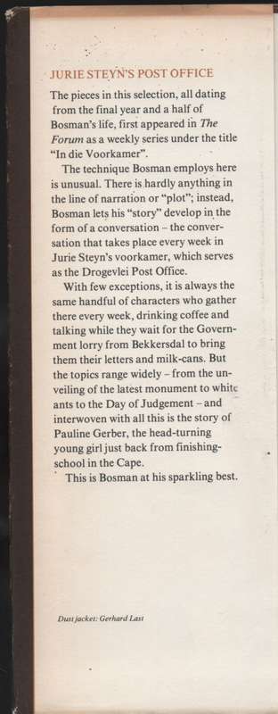 Jurie Steyn's Post Office - Bosman, Herman Charles