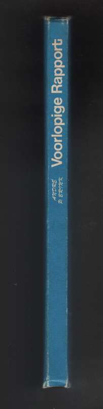 Voorlopige Rapport: Beskouings oor die Afrikaanse literatuur van Sew - Brink, Andre P.