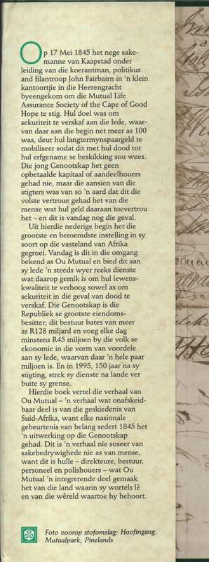 Ou Mutual 1845-1995 - Simons, Phillida Brooke