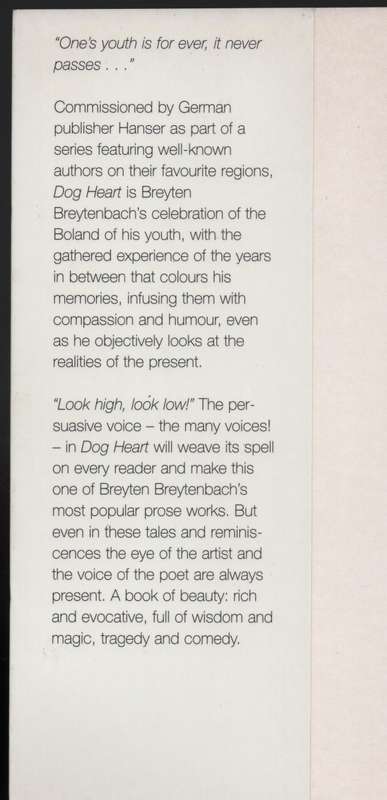 Dog Heart (A Travel Memoir) - Breytenbach, Breyten