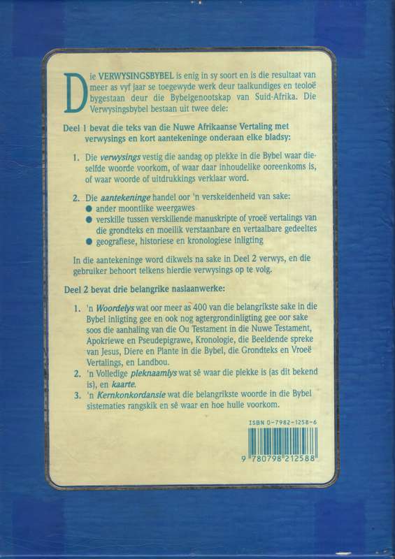 Verwysingsbybel: 1983 Vertaling - Various