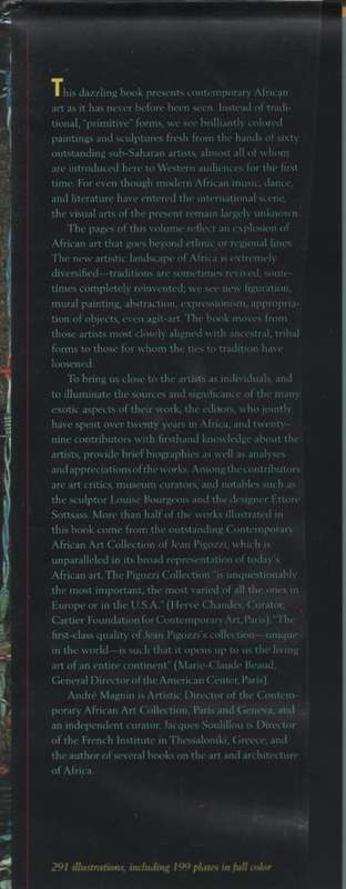 CONTEMPORARY ART OF AFRICA - MAGNIN,A
